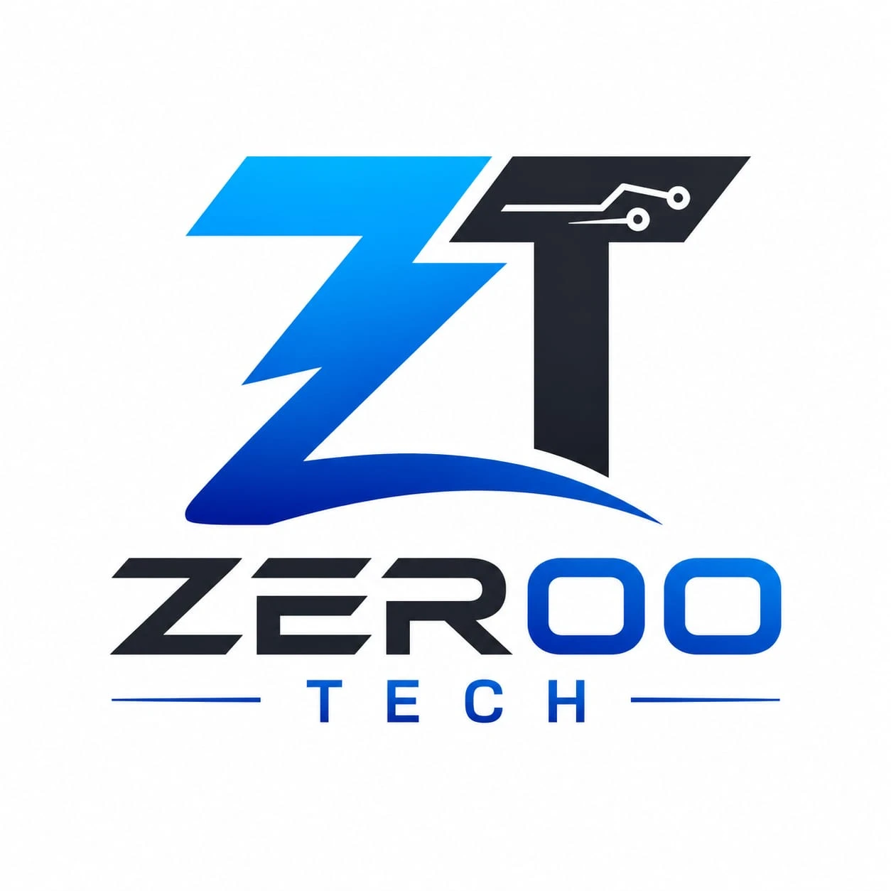 Zeroo Tech Official Gadget & Electronics Brand Logo