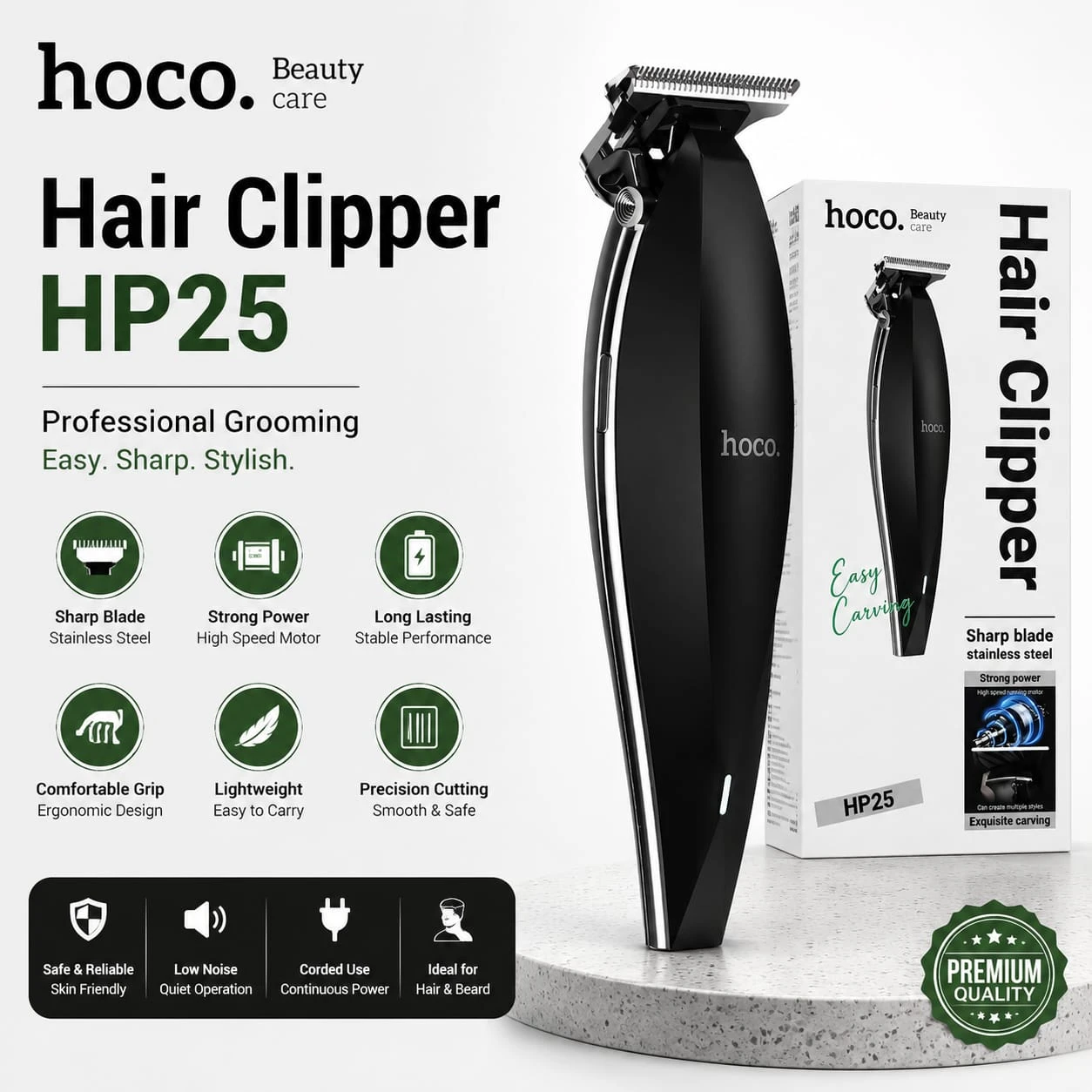 HOCO HP25 Hair Clipper Trimmer