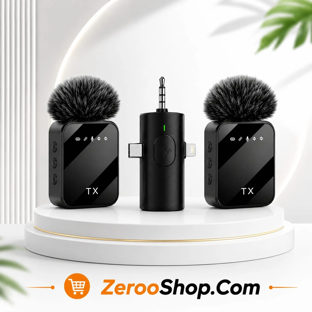 F11-2 Wireless Lavalier Microphone for Vlog & Live Streaming