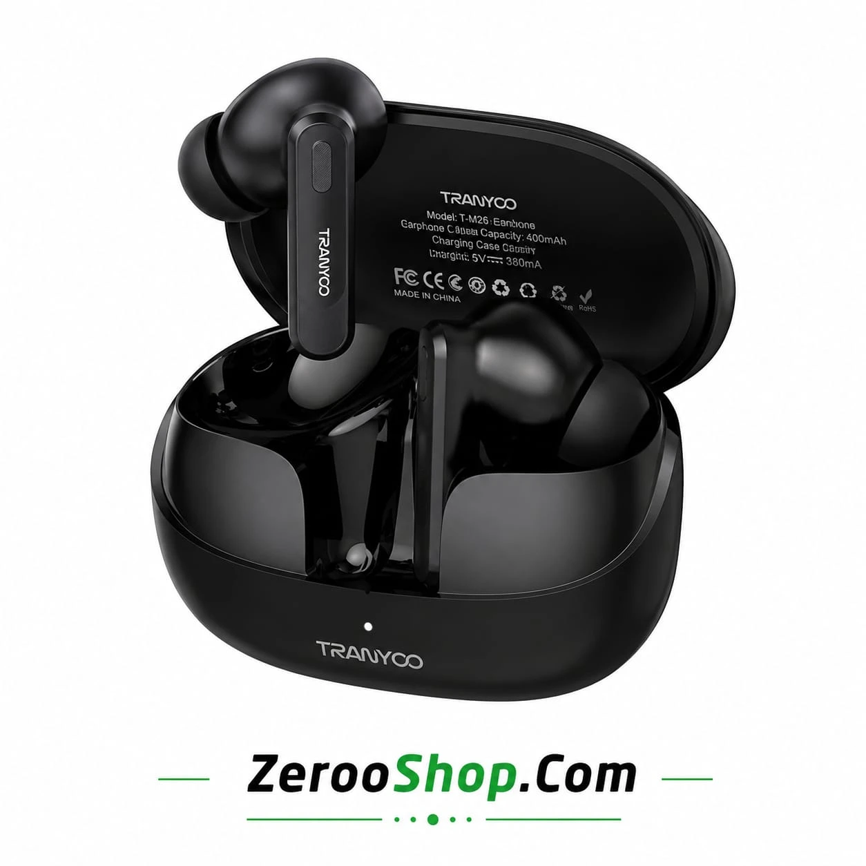 Tranyoo T-M26 TWS Wireless Earbuds (Bluetooth 5.3, Touch Control, 50H Standby)