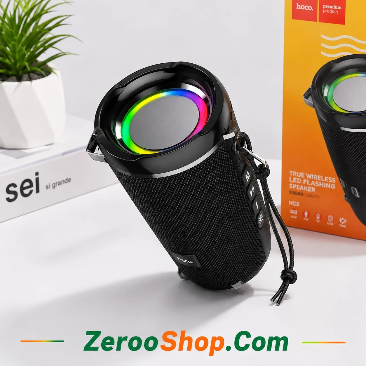 Hoco HC2 True Wireless LED Flashing Speaker