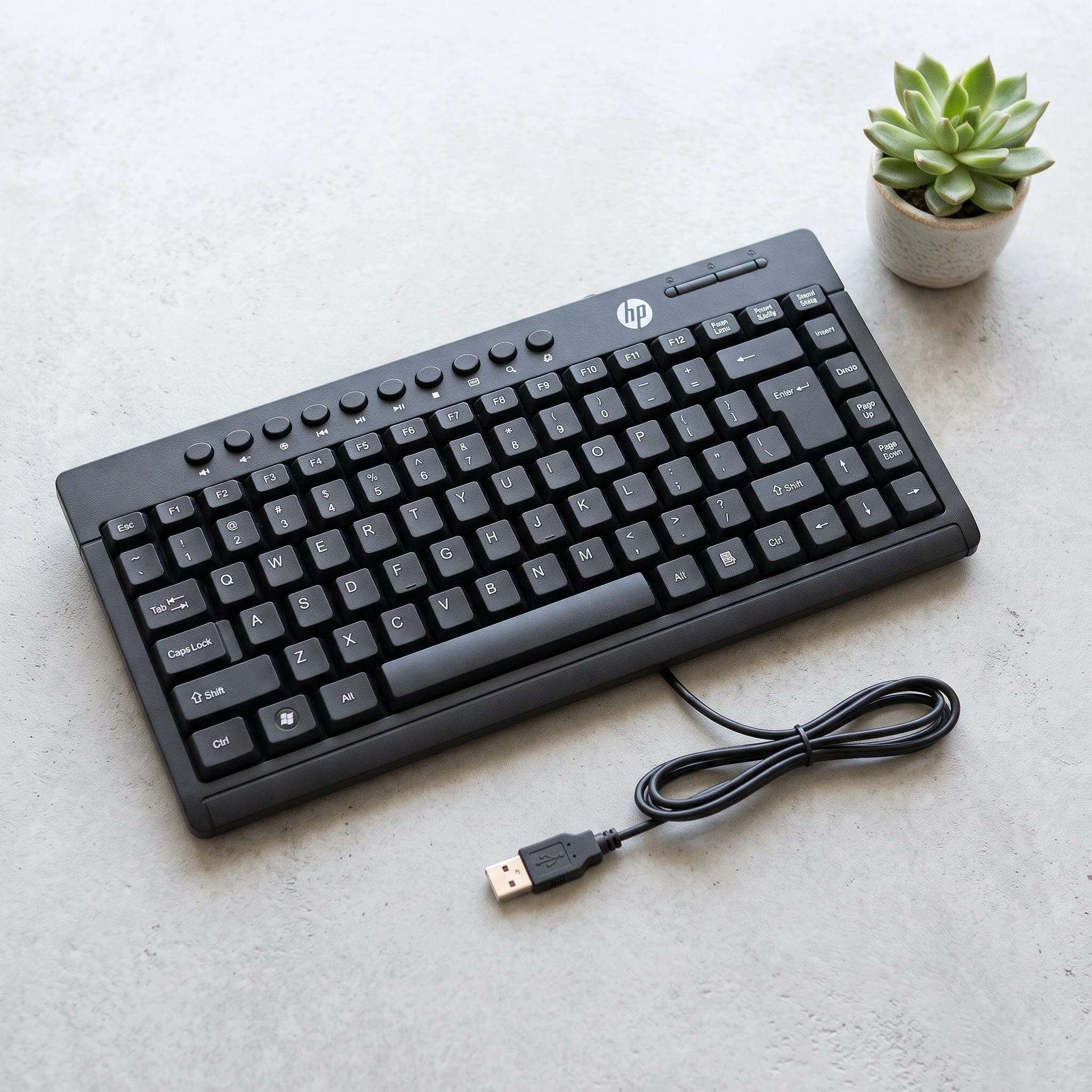 HP K600 Mini USB Wired Keyboard