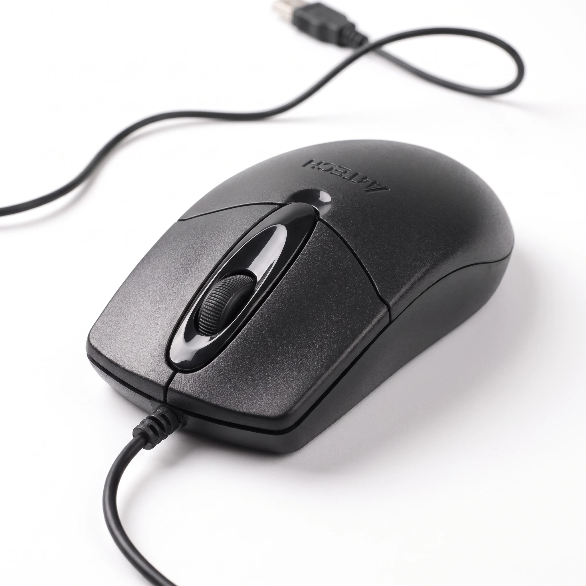 A4TECH OP-730D 2X Click Optical Wired Mouse - Black